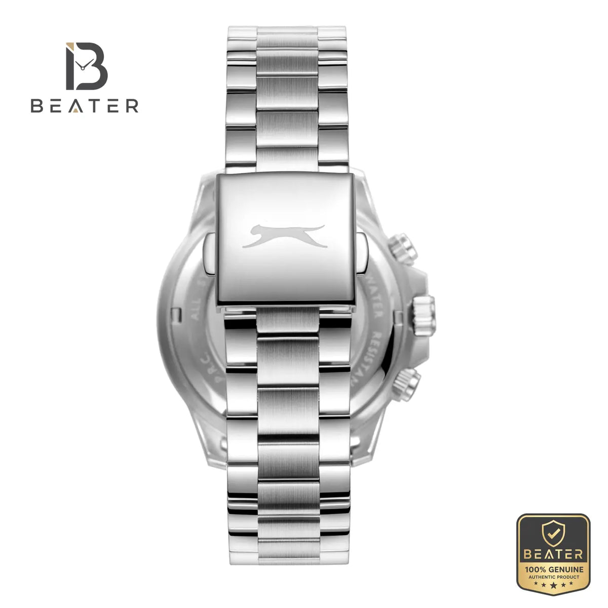 Slazenger SL.9.2552.2.01 Men's Black Stainless Steel Bracelet Watch - View 4 - Beater