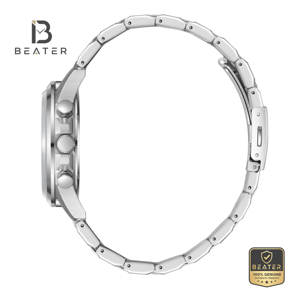 Slazenger SL.9.2552.2.02 Men's Dark Blue Metal Bracelet Watch - View 3 - Beater