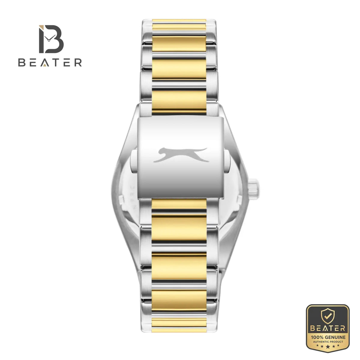 Slazenger SL.9.2555.2.02 Men's Dark Green Metal Bracelet Watch - View 4 - Beater
