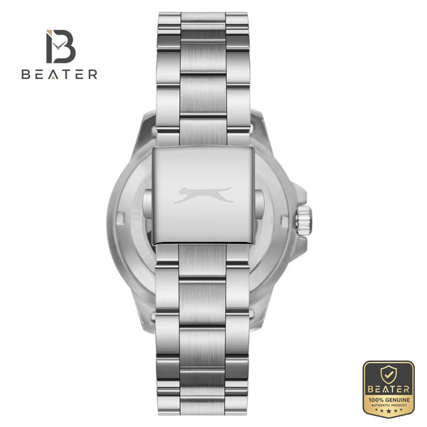 Slazenger SL.9.2556.2.01 Men's Black Metal Bracelet Watch - View 4 - Beater