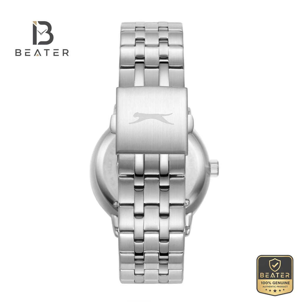 Slazenger SL.9.2560.2.01 Men's Black Metal Strap Watch - View 4 - Beater