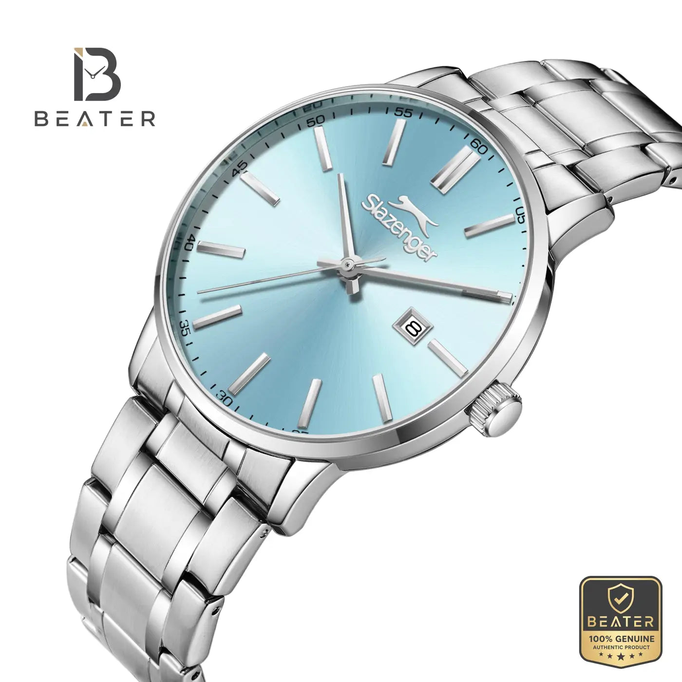 Slazenger SL.9.2561.2.02 Men's Blue Metal Bracelet Watch Secondary image