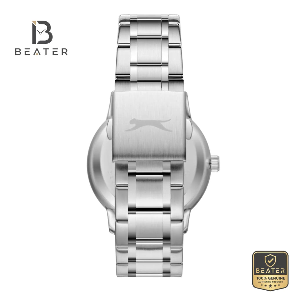 Slazenger SL.9.2561.2.02 Men's Blue Metal Bracelet Watch - View 4 - Beater