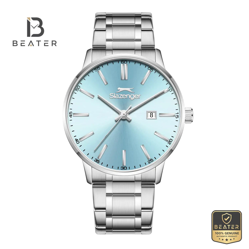Slazenger SL.9.2561.2.02 Men's Blue Metal Bracelet Watch - Beater