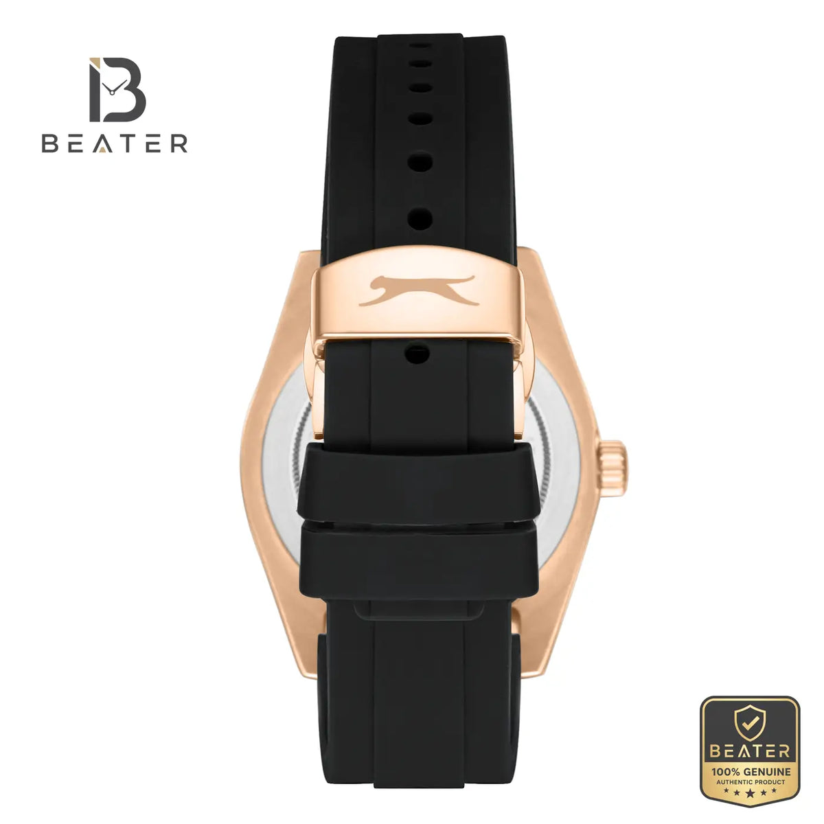 Slazenger SL.9.2571.2.491 Men's Dark Blue Silicone Strap Watch - View 4 - Beater