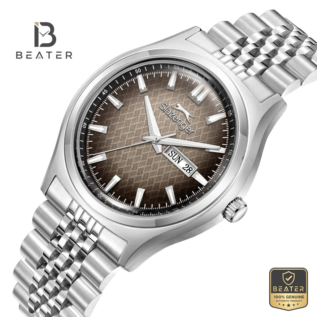 Slazenger SL.9.2573.1.340 Men's Brown Metal Bracelet Watch - View 2 - Beater