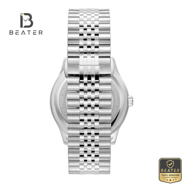 Slazenger SL.9.2573.1.360 Men's Beige Stainless Steel Bracelet Watch - View 4 - Beater