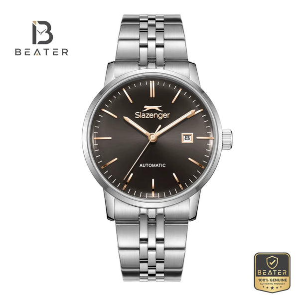 Slazenger SL.9.2576.1.340 Men's Brown Dial Metal Strap Watch - Beater