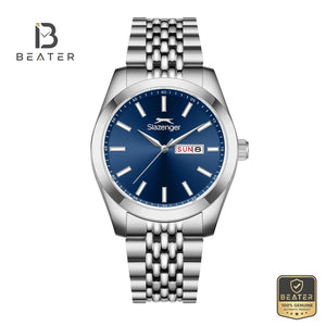 Slazenger SL.9.2579.1.390 Men's Dark Blue Metal Strap Watch - Beater