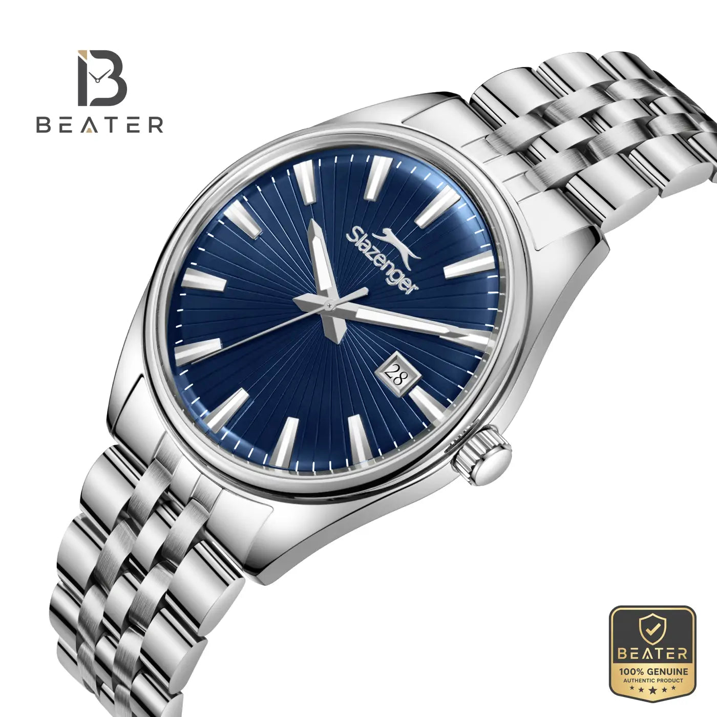 Slazenger SL.9.2580.1.390 Men's Dark Blue Metal Bracelet Watch Secondary image