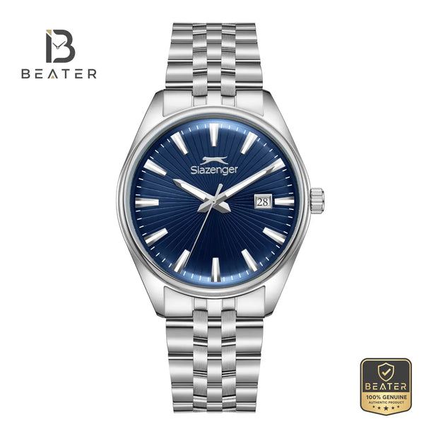 Slazenger SL.9.2580.1.390 Men's Dark Blue Metal Bracelet Watch - Beater