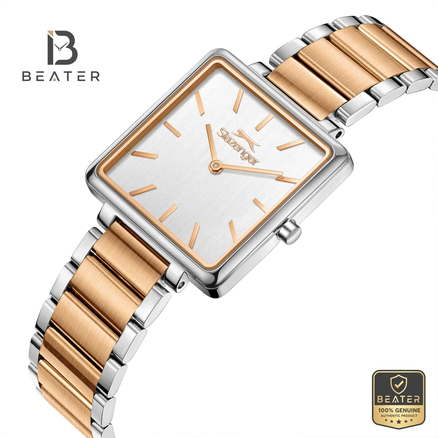 Slazenger SL.9.2588.3.520 Women's White Metal Strap Watch Secondary image