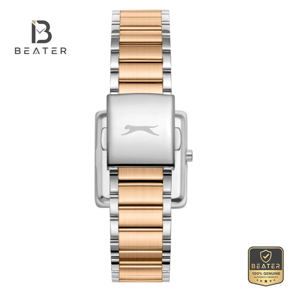 Slazenger SL.9.2588.3.520 Women's White Metal Strap Watch - View 4 - Beater