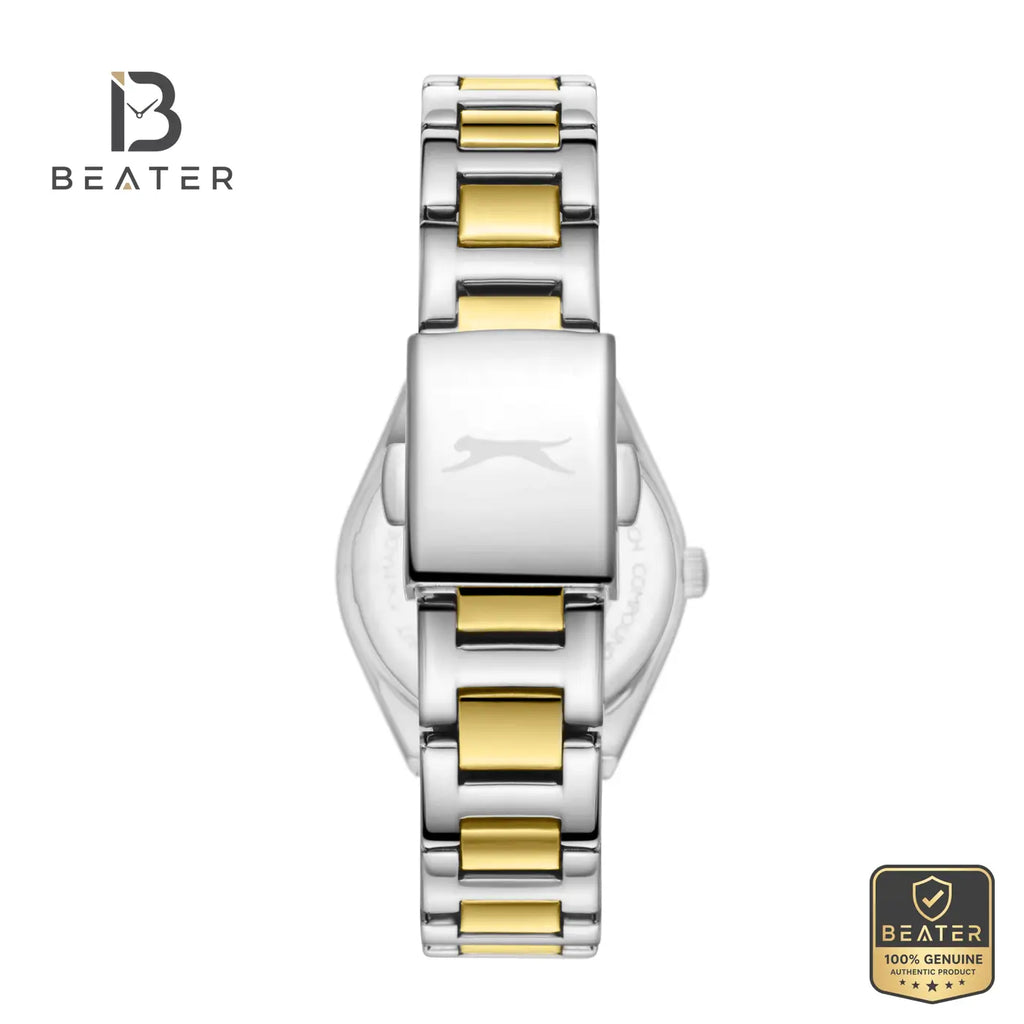 Slazenger SL.9.2590.3.370 Women's Dark Green Metal Strap Watch - View 4 - Beater
