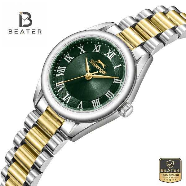 Slazenger SL.9.2591.3.270 Women's Silver Gold Case Profile - Beater