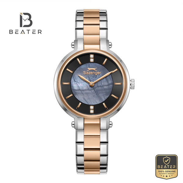 Slazenger SL.9.2593.3.550 Women's Black Metal Bracelet Watch - Beater