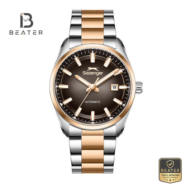 Slazenger SL.9.2599.1.540 Men's Brown Metal Bracelet Watch - Beater