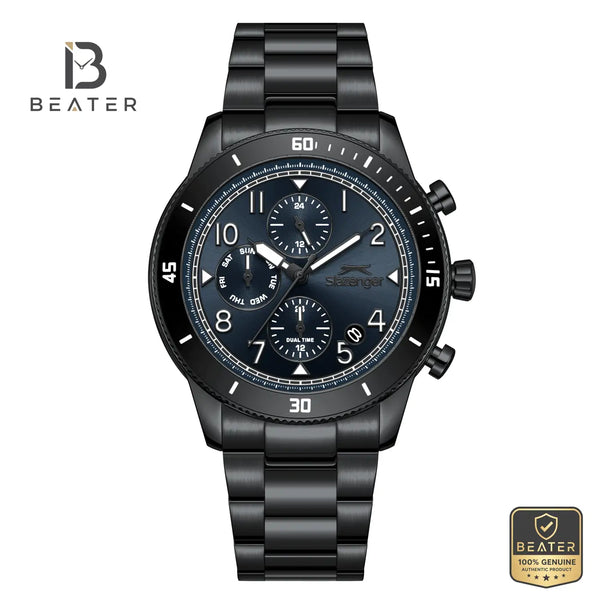 Slazenger SL.9.2604.2.690 Men's Dark Blue Metal Strap Watch - Beater