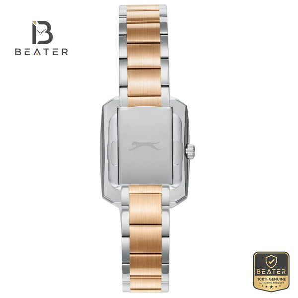 Slazenger SL.9.2618.3.530 Women's Silver Metal Strap Watch - View 4 - Beater