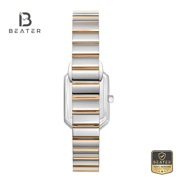 Slazenger SL.9.2621.3.510 Women's Beige Metal Strap Watch - View 4 - Beater