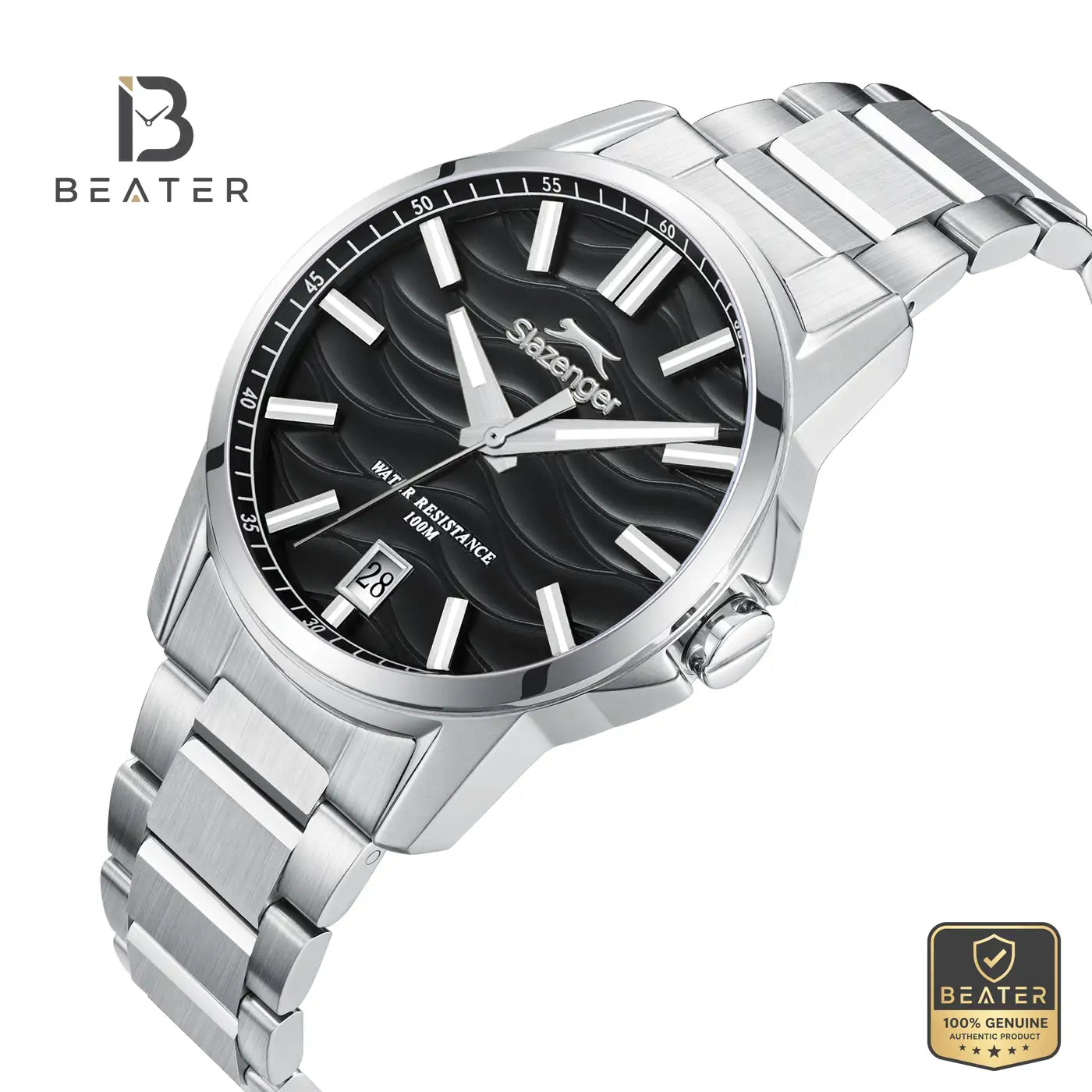 Slazenger SL.9.2623.1.350 Men's Black Stainless Steel Bracelet Watch Secondary image