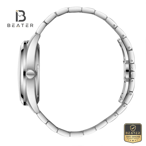Slazenger SL.9.2625.1.350 Men's Black Metal Strap Watch - View 3 - Beater