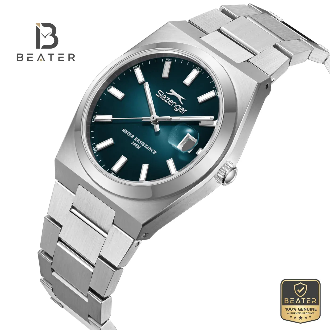Slazenger SL.9.2636.1.390 Men's Dark Blue Stainless Steel Bracelet Watch Secondary image