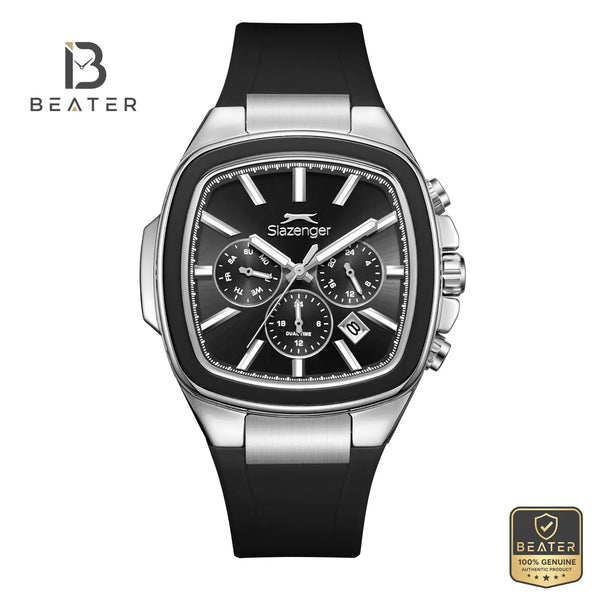 Slazenger SL.9.2643.2.361 Men's Grey Silicone Strap Watch - Beater