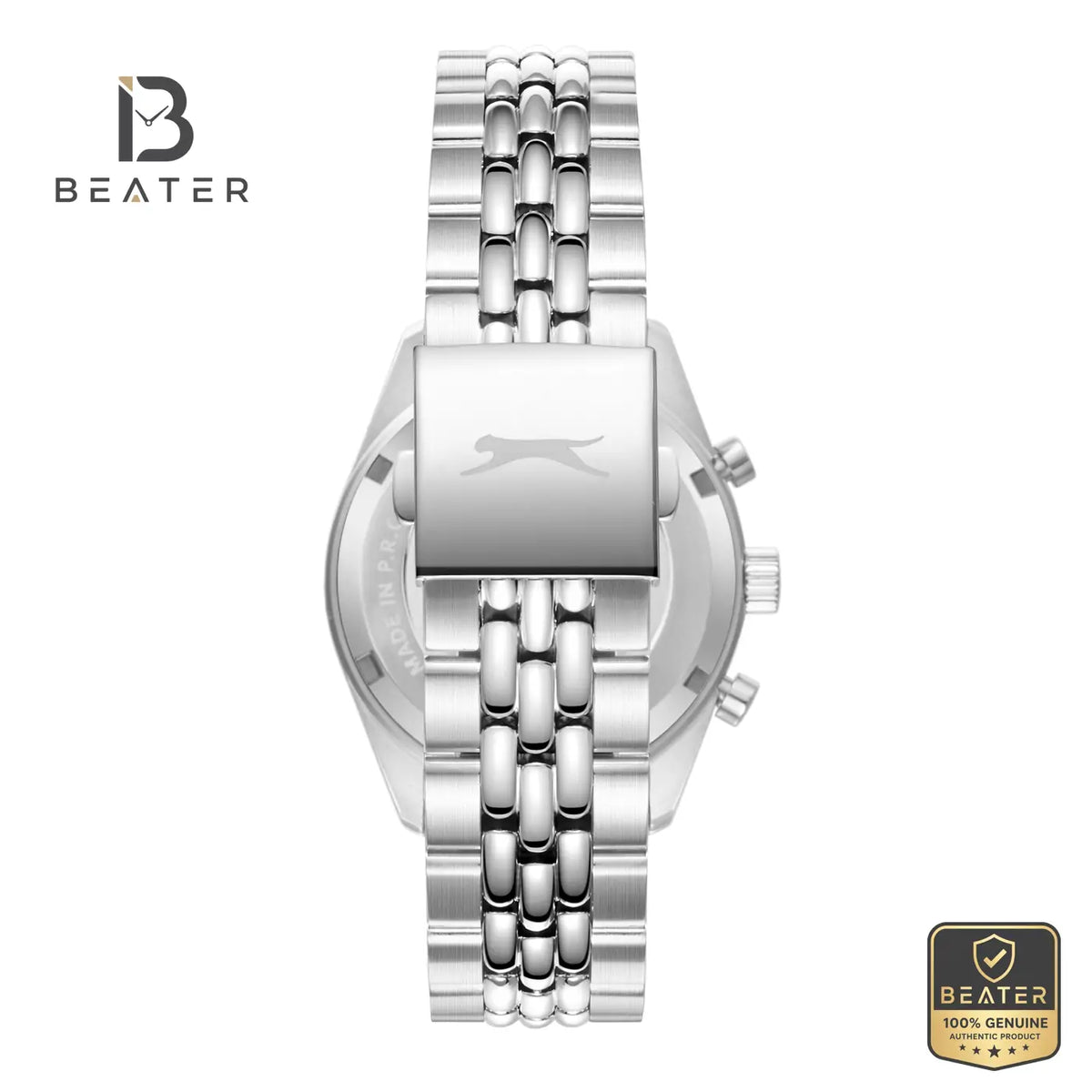 Slazenger SL.9.2652.2.390 Men's Dark Blue Stainless Steel Bracelet Watch - View 4 - Beater