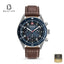 Swiss Military Hanowa SMWGC0003802 Men's Blue Dial Leather Strap Watch - Beater