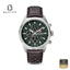 Swiss Military Hanowa SMWGC0007803 Men's Green & Black Genuine Leather Strap Watch - Beater