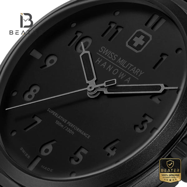 Swiss Military Hanowa SMWGG0003932 Men's Black Dial Stainless Steel Bracelet Watch - View 2 - Beater