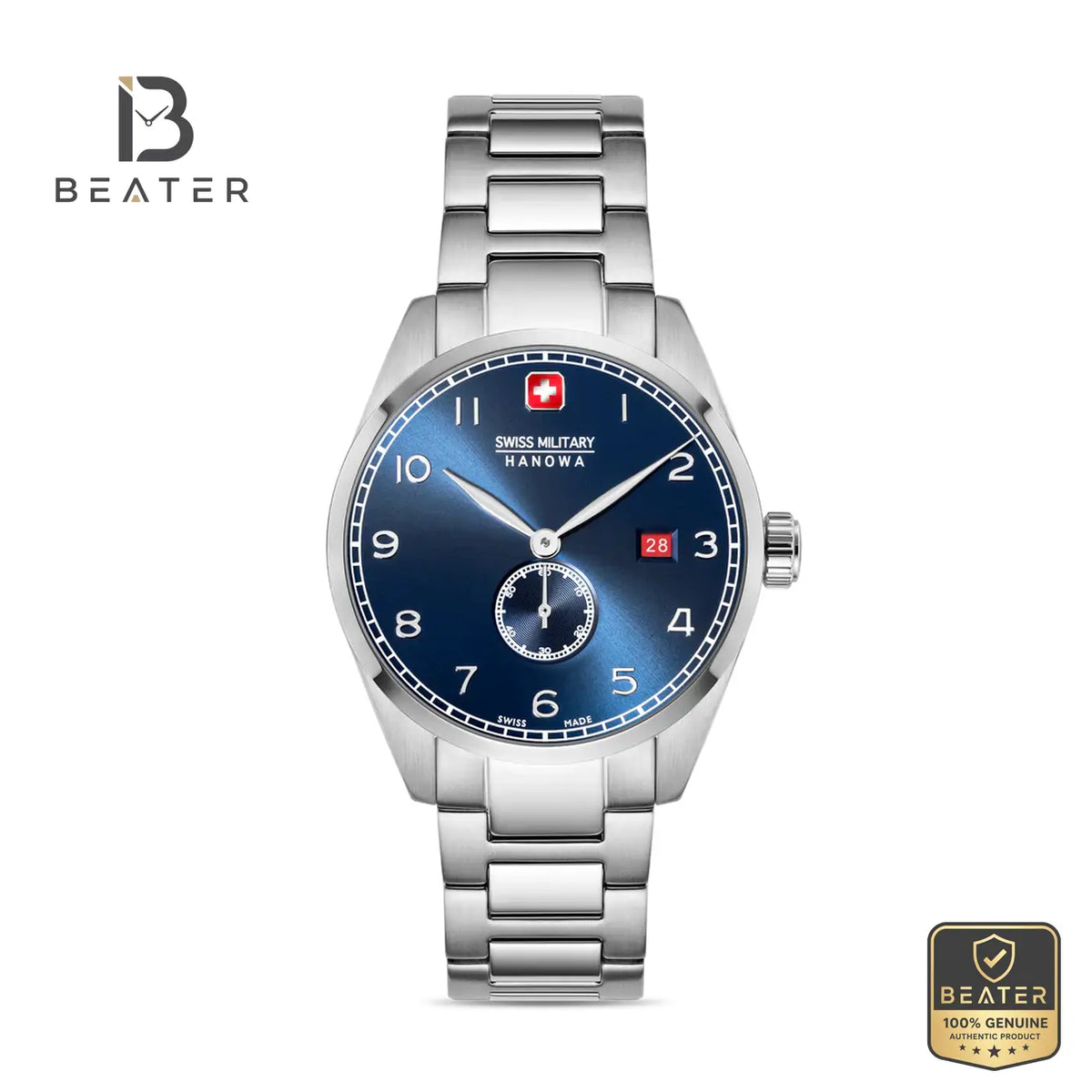 Swiss Military Hanowa SMWGH0000705 Men's Blue Stainless Steel Bracelet Watch - Beater Main image