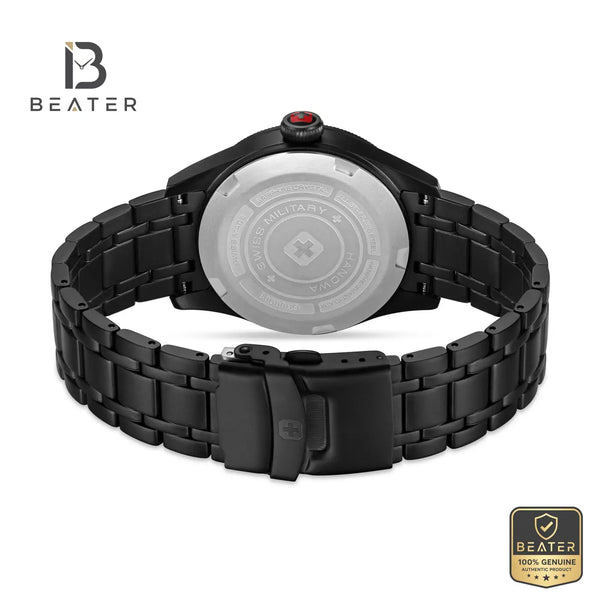 Swiss Military Hanowa SMWGH0000830 Men's Black Dial Stainless Steel Bracelet Watch - View 4 - Beater