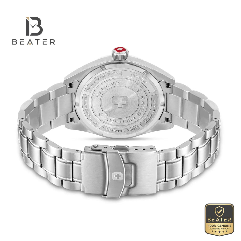 Swiss Military Hanowa SMWGH0004104 Men's Green Stainless Steel Bracelet Watch - View 4 - Beater