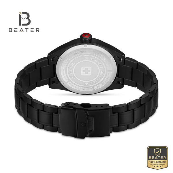 Swiss Military Hanowa SMWGH0004130 Men's Black Dial Stainless Steel Bracelet Watch - View 3 - Beater