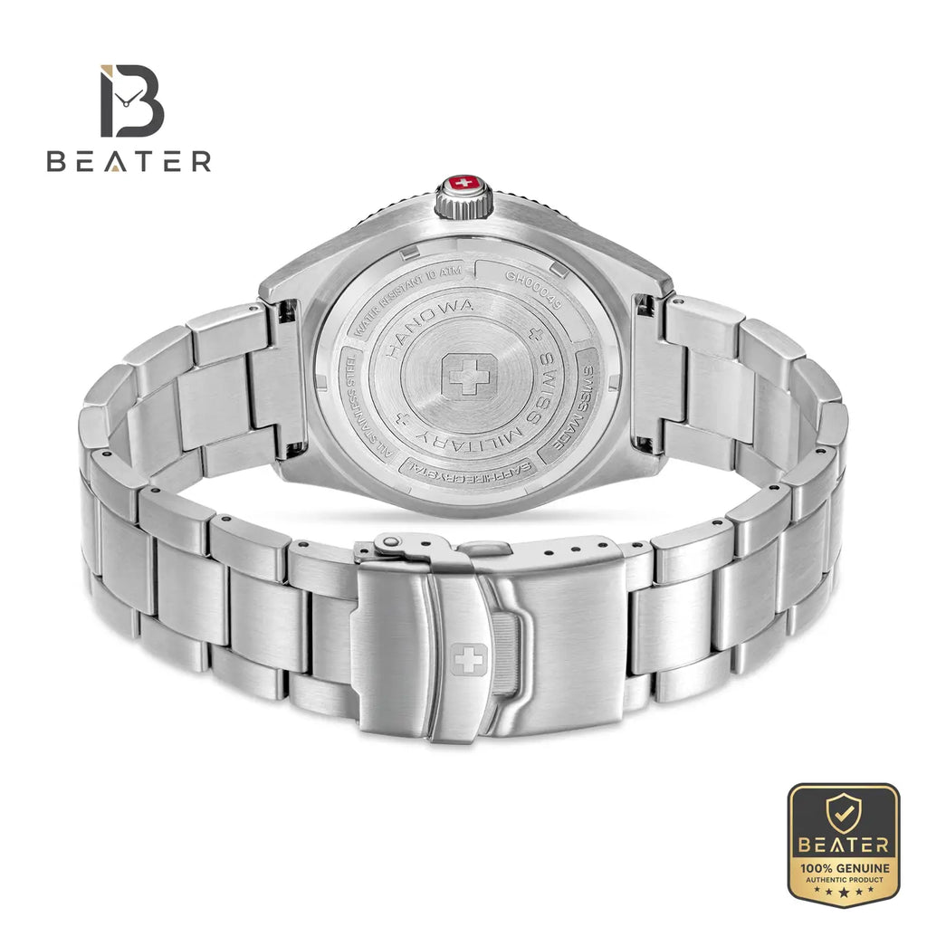 Swiss Military Hanowa SMWGH0004903 Men's Black Dial Stainless Steel Bracelet Watch - View 4 - Beater
