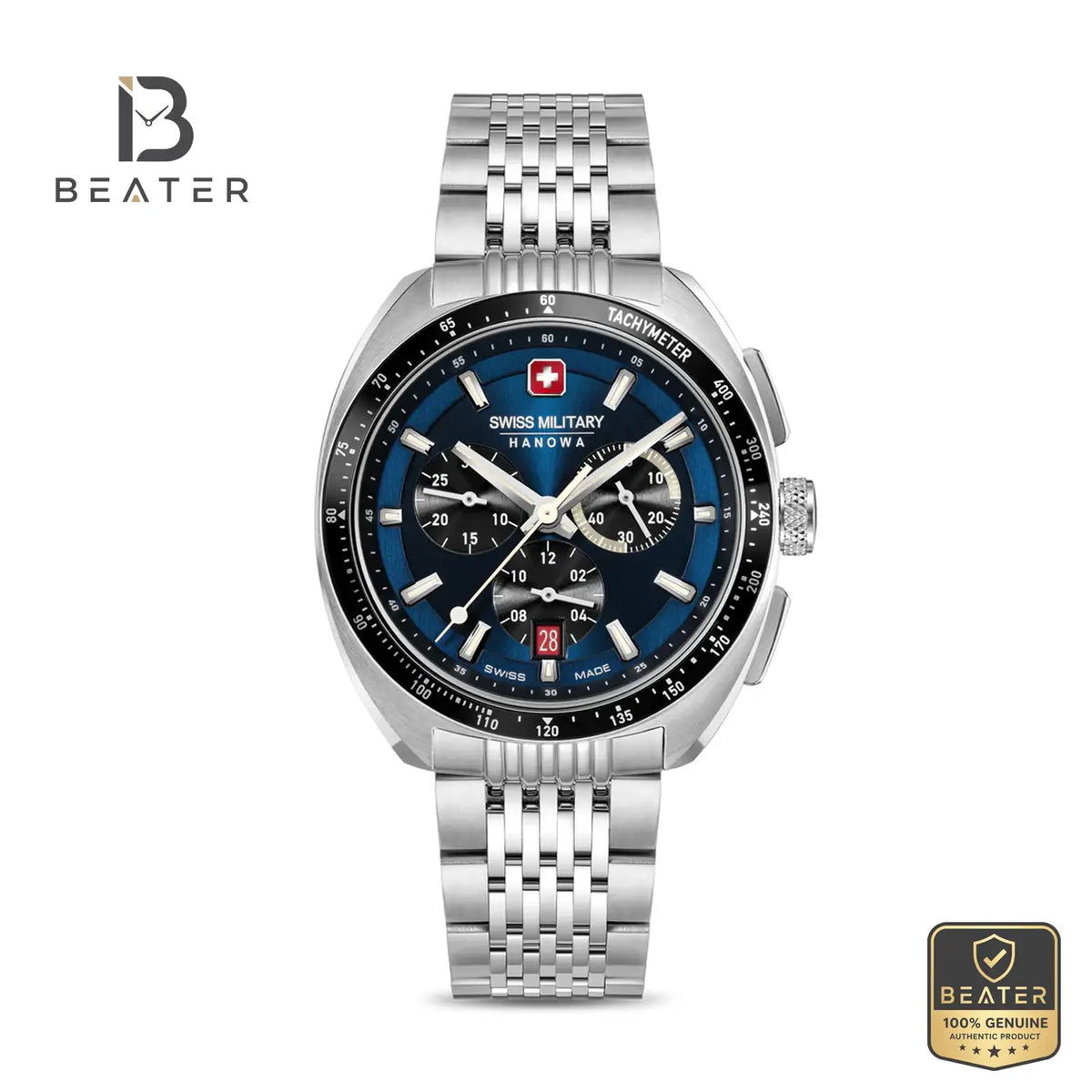 Swiss Military Hanowa SMWGI0003303 Men's Blue Dial Watch - Beater Main image