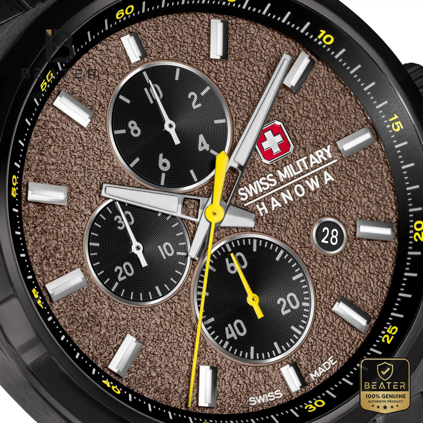 Swiss Military Hanowa SMWGI0007840 Men's Warm Grey Metal Bracelet Watch Secondary image