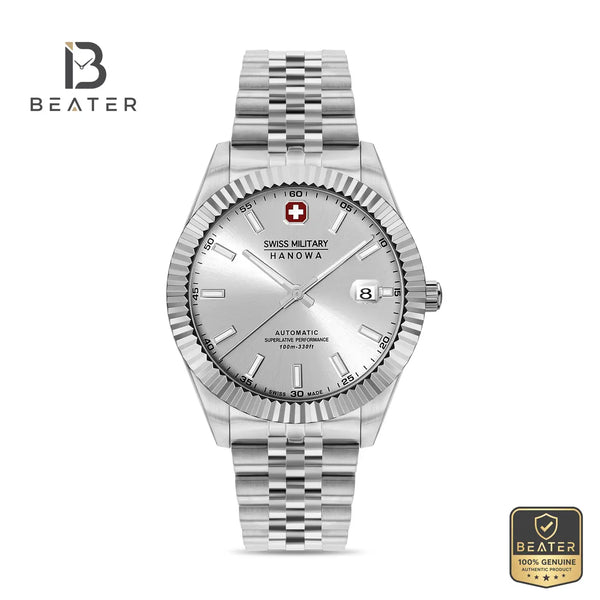Swiss Military Hanowa SMWGL0002104 Men's Silver Stainless Steel Bracelet Watch - Beater
