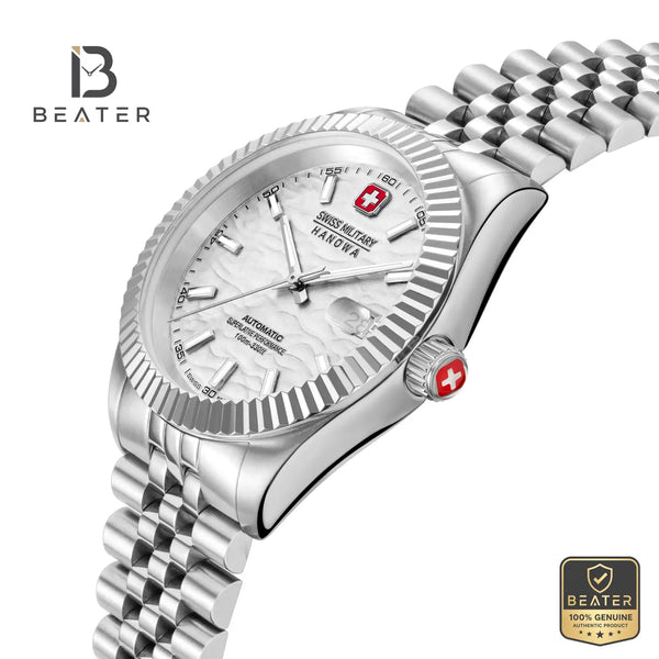 Swiss Military Hanowa SMWGL0005402 Men's Silver Stainless Steel Bracelet Watch - View 4 - Beater