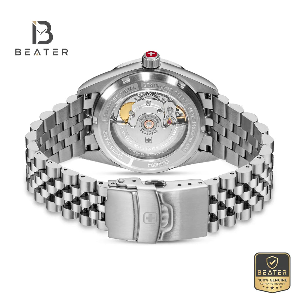 Swiss Military Hanowa SMWGL0005405 Men's Ice Blue Stainless Steel Bracelet Watch - View 3 - Beater