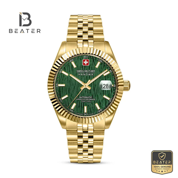 Swiss Military Hanowa SMWGL0005412 Men's Green Stainless Steel Bracelet Watch - Beater