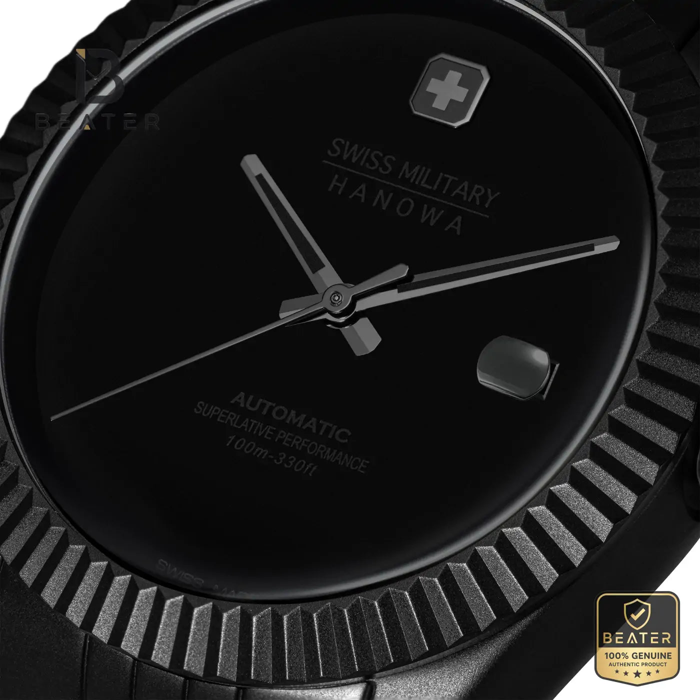 Swiss Military Hanowa SMWGL0005530 Men's Black Automatic Bracelet Watch Secondary image