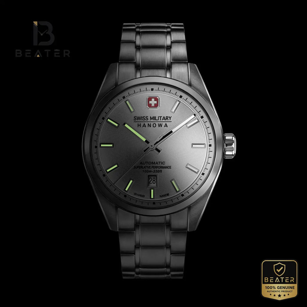 Swiss Military Hanowa SMWGL0006203 Men's Silver Stainless Steel Bracelet Watch - View 2 - Beater