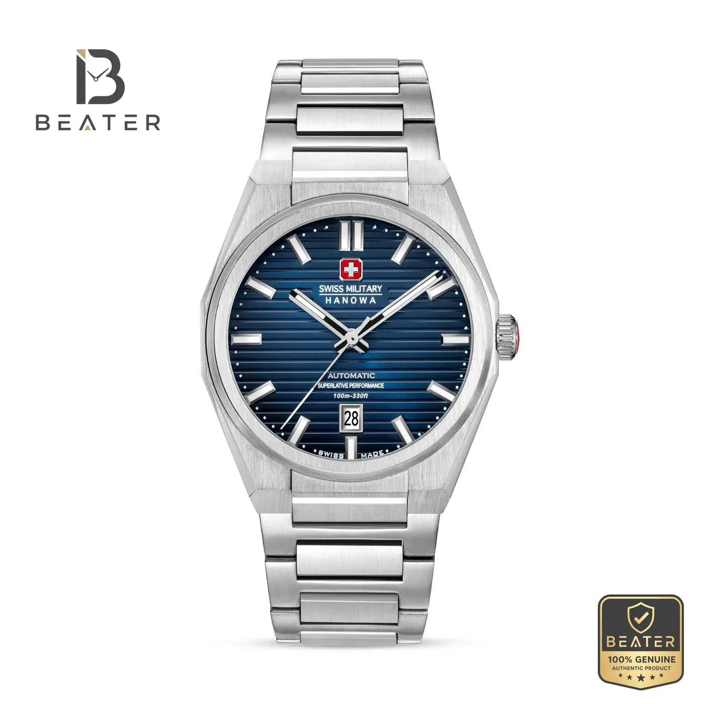 Swiss Military Hanowa SMWGL0006901 Men's Blue Stainless Steel Bracelet Watch Secondary image