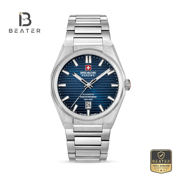 Swiss Military Hanowa SMWGL0006901 Men's Blue Stainless Steel Bracelet Watch - Beater