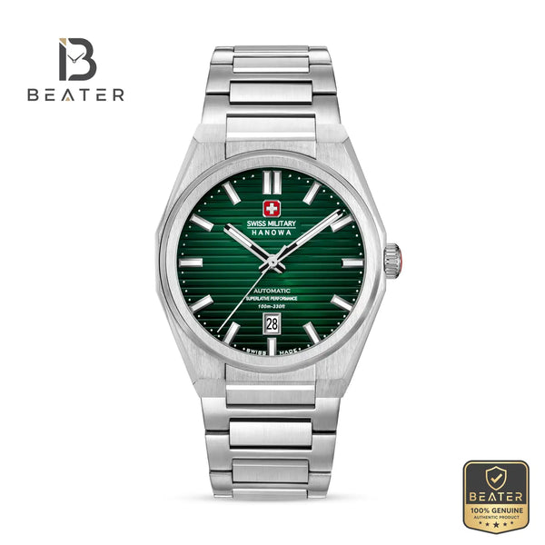 Swiss Military Hanowa SMWGL0006902 Men's Green Stainless Steel Bracelet Watch - Beater