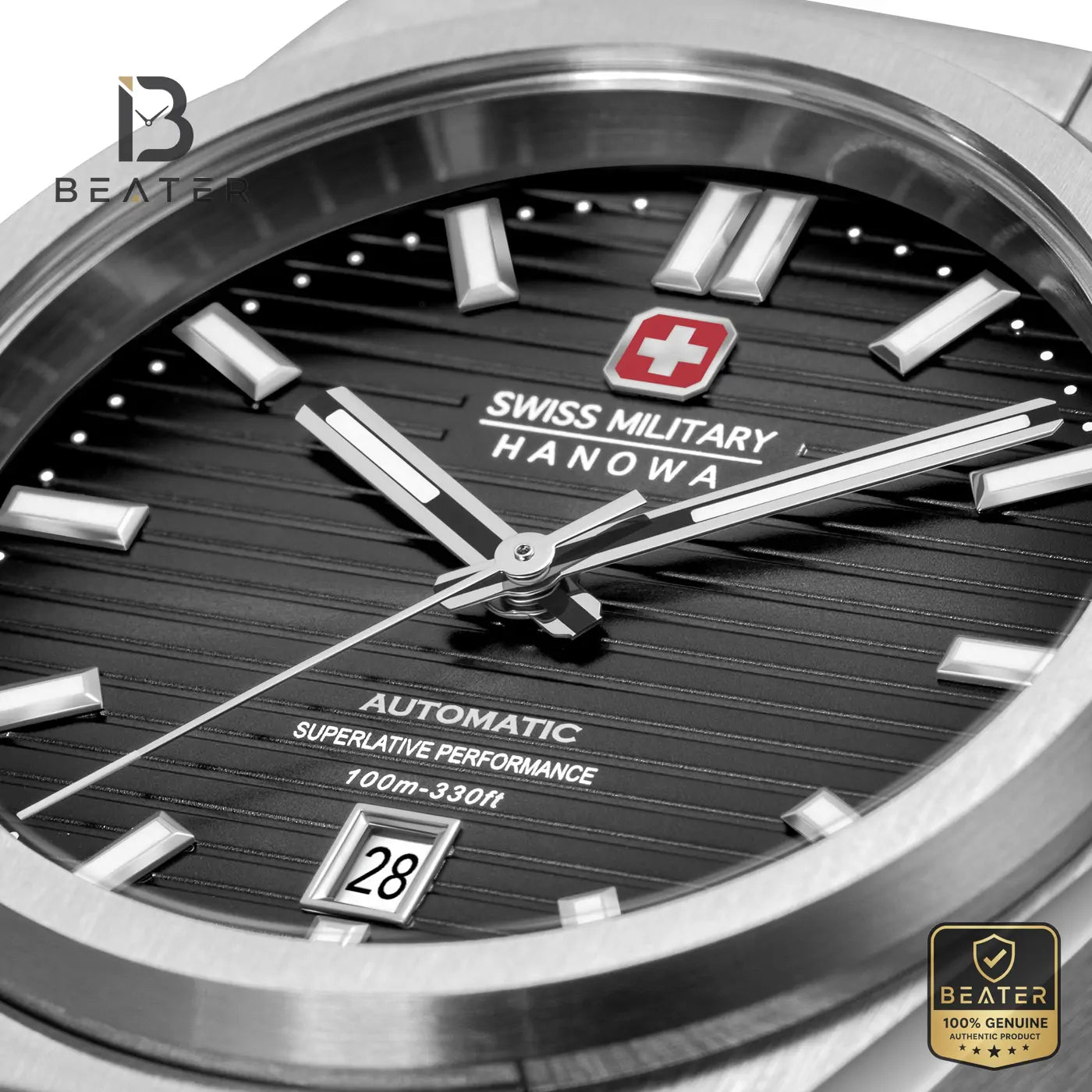 Swiss Military Hanowa SMWGL0006903 Men's Cool Grey Stainless Steel Bracelet Watch Secondary image
