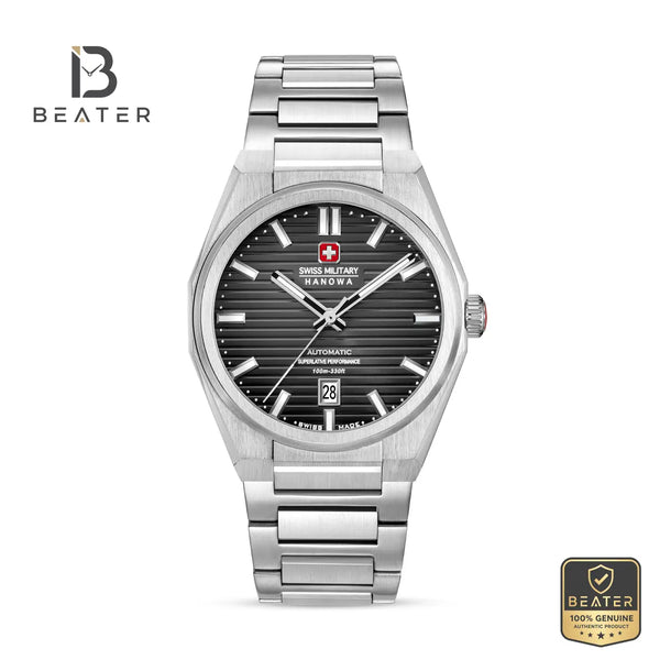 Swiss Military Hanowa SMWGL0006903 Men's Cool Grey Stainless Steel Bracelet Watch - Beater